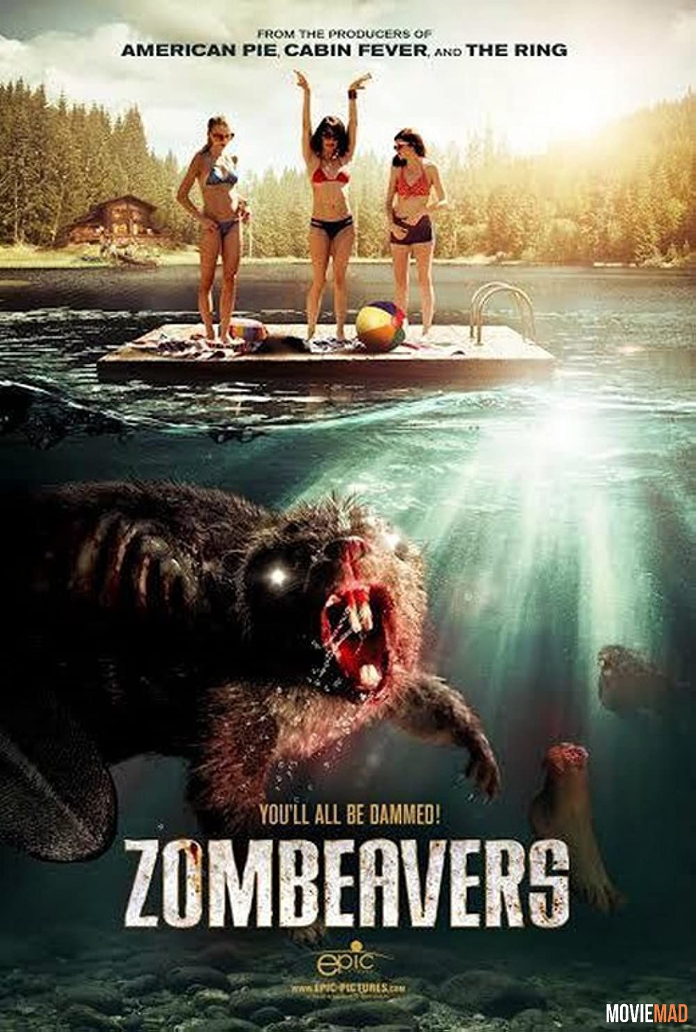 [18+] Zombeavers (2014) UNRATED Hindi Dubbed ORG BluRay Full Movie 720p 480p